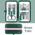 conjuntos de manicure portátil kits de pedicure preto brilhante, conjunto cortador de unhas e ferramentas de cuidados pessoais com tesoura de sobrancelha. na internet