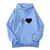 Hoodies casuais femininos outono inverno novo tricolor colorblock carta impressão em torno do pescoço manga longa feminino pulôver camisola - Lux
