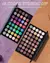 Paleta de sombras fosca brilhante, 40 cores, maquiagem de longa duração, pigmento de brilho nude, pigmentado, pó prensado, imperdível na internet