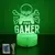 Neon gamer 3d lâmpada led night light configuração de jogos rgb lâmpadas inf - Lux