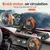 Ventilador de carro 360 ° Ventilador de ar de 3 cabeças ajustável ventilador elétrico automotivo usb/12v/24v ventilador 2 velocidades ventilador silencioso de carro para mesa de casa escritório e carro - comprar online