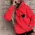Hoodies casuais femininos outono inverno novo tricolor colorblock carta impressão em torno do pescoço manga longa feminino pulôver camisola