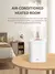 Umidificador de ar com spray duplo, 2000ml, difusor de óleo essencial, difusor