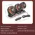 Imagem do Ventilador de carro 360 ° Ventilador de ar de 3 cabeças ajustável ventilador elétrico automotivo usb/12v/24v ventilador 2 velocidades ventilador silencioso de carro para mesa de casa escritório e carro