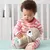 Pelúcia que respira, urso calmante, musica para dormir , som e luz - comprar online