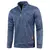 Camisa de gola alta grossa masculina, pulôver monocromático, capuz masculino, meio zíper, exterior, outono, primavera - Lux