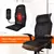 Almofada massageadora para cadeira, aquecimento elétrico, vibratória, cervical, pescoço, costas, corpo, massagem para carro, colchão lombar - loja online