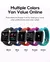 Imagem do Smartwatch inteligente, masculino e feminino com Apps da Play Store.