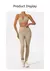 Conjunto esportivo feminino de duas peças, peito crossover roupas de yoga, ginastica, academia, corrida - Lux