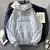 Hoodies casuais femininos outono inverno novo tricolor colorblock carta impressão em torno do pescoço manga longa feminino pulôver camisola - Lux