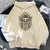 Camisa para o frio com estampa de holow knight