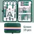 conjuntos de manicure portátil kits de pedicure preto brilhante, conjunto cortador de unhas e ferramentas de cuidados pessoais com tesoura de sobrancelha. - comprar online