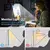 Barra de luz led para tela de computador, iluminação rgb, 44cm, suspensão, rgb , atmosfera, para estudo, trabalho, estudo, jogos - loja online
