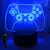 Neon gamer 3d lâmpada led night light configuração de jogos rgb lâmpadas inf - Lux