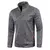 Camisa de gola alta grossa masculina, pulôver monocromático, capuz masculino, meio zíper, exterior, outono, primavera - comprar online