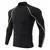 Camiseta esportiva masculina de secagem rápida, musculação, corrida, manga lo - comprar online