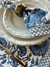 Kit Porta Guardanapo - Azul e Dourado (2 unidades) - Casa Soho Decor