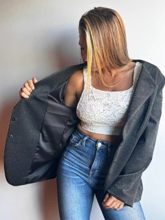 Blazer Oversize Lurex - Demencia Outfit