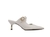 Scarpin Mule Salto Dourado Couro Jorge Bischoff