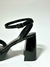 SANDALIA MEIA PATA VERNIZ GLOSSY PRETO na internet