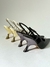 Scarpin SlingBack Preto Salto Taça Cromado na internet