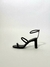 Sandália Salto Régua Preto Couro Jorge Bischoff - comprar online