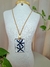 Colar Flor Azul - comprar online
