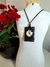 Colar Preto com Flor Branca - comprar online