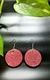 Brinco Rosa com Brilho