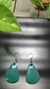 Brinco Verde Gota
