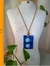 Colar Azul com Pedras - comprar online