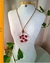 Colar Flor Vemelha - comprar online