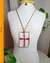 Colar Cruz Rosa - comprar online