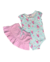 CONJUNTO BODY E SAIA LILÁS