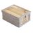 Caja Plegable Con Tapa Mediana Gris - Tienda Doshi