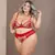 Conjunto Sensual Plus Size Mirna Tule Tallyta na internet