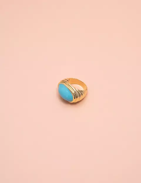 Anel Turquesa Laila