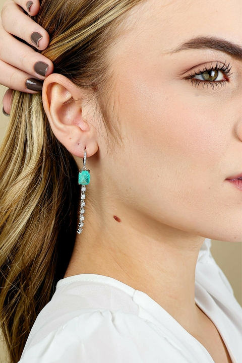 Brinco Grande Cravejado Maju