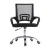 Silla de Oficina Kanji Ergonómica de Malla con Base Cromada