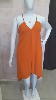 vestido assimétrico - VF Moda Plus Size