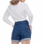 Shorts Mom Bolso Frente - VF Moda Plus Size