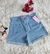 Shorts Mom Bolso Frente - loja online