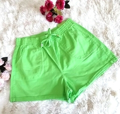 Shorts Jogger Verde Limão