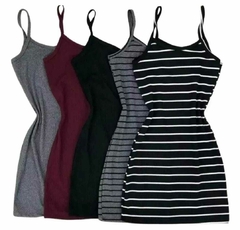 Vestido Canelado Tubinho