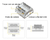Kit 10 Conector Emenda Fita Led Cob 2 Vias Monocor 10mm - LedGo Brasil