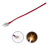 Kit 5 Cabo Conector Rabicho Fita Led Cob 2 Vias 5mm Ip20