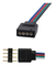 Cabo Conector P Fita Led Rgb 5050 3528 C 4 Pinos Macho - comprar online
