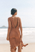 Imagem do Vestido Celine Seda [Caramelo]