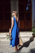 Vestido Celine Seda [Azul Klein] na internet