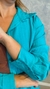 CAMISA SANTORINI VERDE ESMERALDA - Milaboo - Moda Feminina